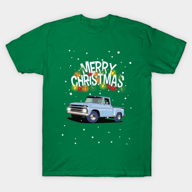 Chevrolet C10 Pickup Christmas Sweater T-Shirt by Webazoot